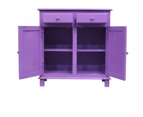 Kast - L90 x D40 x H95cm Paars - afbeelding 3