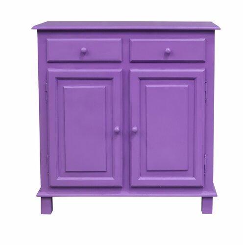 Kast - L90 x D40 x H95cm Paars - afbeelding 1