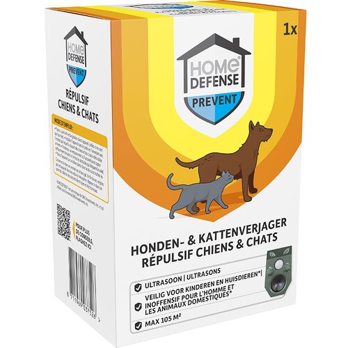 HOME DEFENSE® Hondenverjager en Kattenverjager Ultrasoon 105m² - afbeelding 2