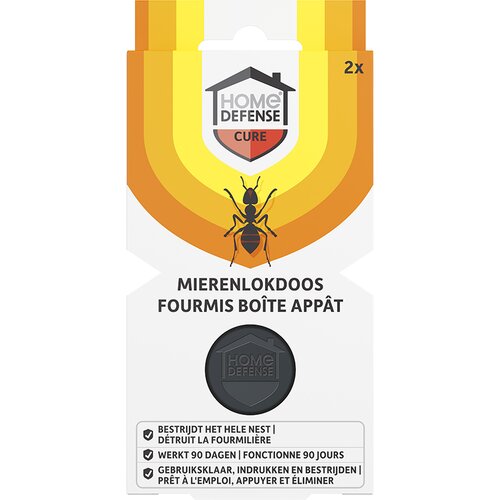 HOME DEFENSE® Mierenlokdoos 2 stuks - afbeelding 1