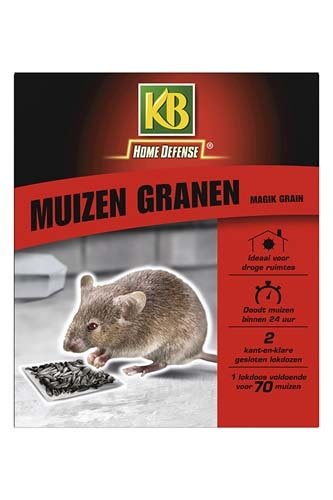 KB Muizen Lokdoos Granen 'Magik Grain' 2 stuks - afbeelding 1