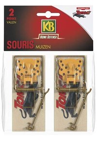 KB Muizenval Hout 2 stuks - afbeelding 1