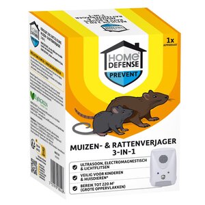 HOME DEFENSE® Muizenverjager en Rattenverjager 3-in-1 220m² - afbeelding 2