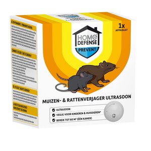 HOME DEFENSE® Muizenverjager en Rattenverjager Ultrasoon 60m² - afbeelding 2