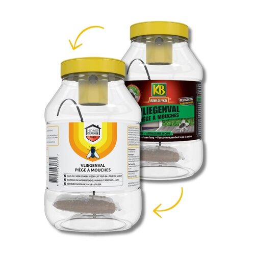 HOME DEFENSE® Vliegenval met Lokmiddel 1 stuk - afbeelding 4