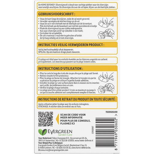 HOME DEFENSE® Zilvervisjesval 3 stuks - afbeelding 3