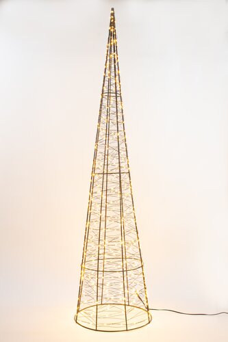 Kegel metaal 600led d25h100cm cw