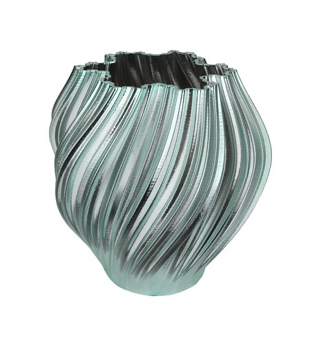 Keramieken Vaas 3D - L25xB28xH28cm Pistachegroen
