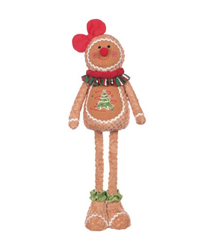 Kerst peperkoekfiguur met kerstboom - H56cm 