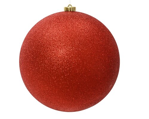 Kerstbal kunststof - D14cm Kerstrood