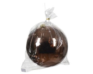 Kerstbal kunststof d20cm espresso - afbeelding 2