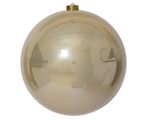 Kerstbal kunststof d20cm parel