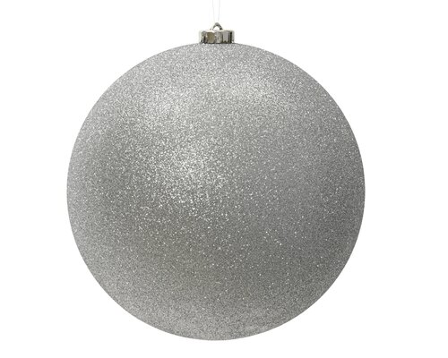 Kerstbal kunststof - D20cm Zilver