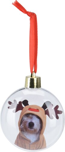 Kerstbal Voor Foto Dia - D 7 x B 3 cm - afbeelding 3