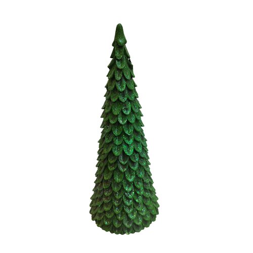 Kerstboom D 10 x H 25 cm green
