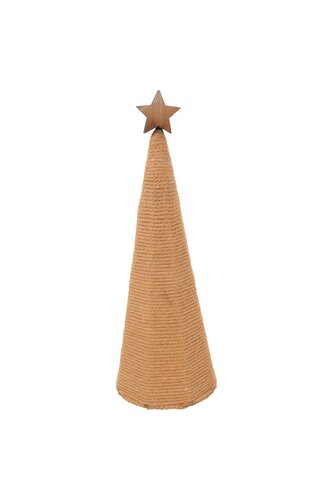 Kerstboom kegel - D13xH35,5cm Bruin