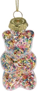 Kerstboom ornament beertje, 4 designs - H 7 cm - afbeelding 5