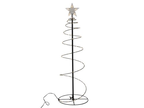 Kerstboom spiraal 140cm 300goudLED