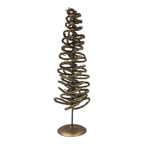 Kerstboom spiraal - H21cm Naturel