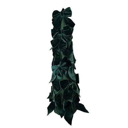 Kerstboom van strikken - D17xH50cm Groen