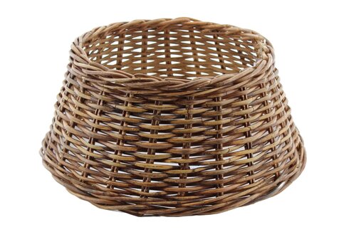 Kerstboomhuls Rotan Brons d60h26cm