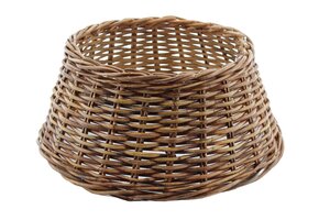 Kerstboomhuls Rotan Brons d60h26cm