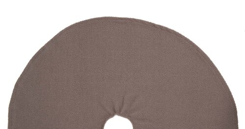 Kerstboomkleed teddy licht bruin