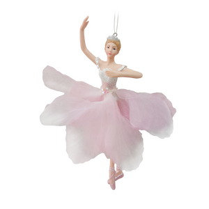 Kerstboomornament ballerina 4th - D 6 x H 17 cm - afbeelding 1