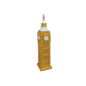 Kerstboomornament travel Big Ben - D 4 x H 11,5 cm - afbeelding 1