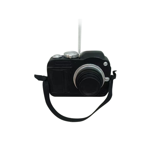 Kerstboomornament travel camera - 6 x 5 cm - afbeelding 1