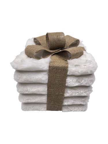 Kerstcadeaudoos maat M - Bont jute