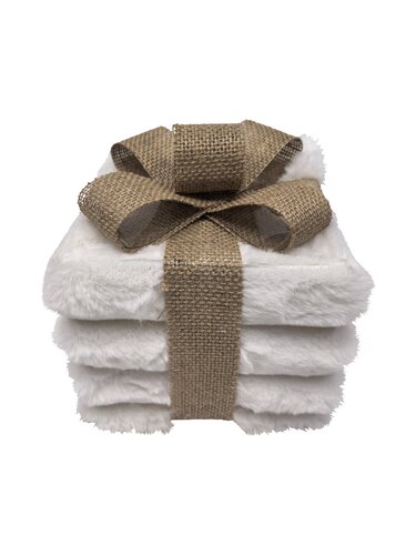 Kerstcadeaudoos maat S - Bont jute