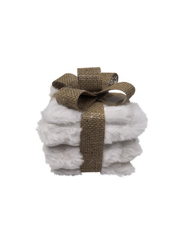 Kerstcadeaudoos maat XS - Bont jute