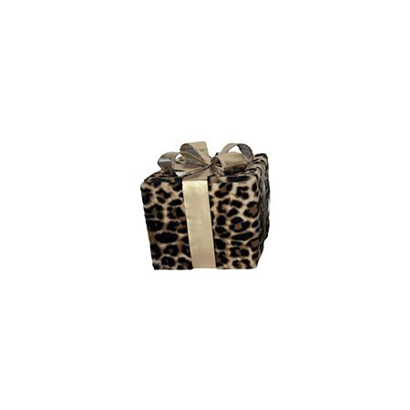 Kerstcadeaudoos - Panter goud 4-delig - afbeelding 2