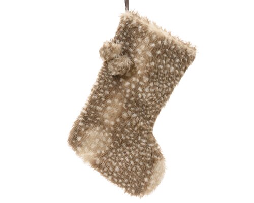 Kerstkous kunststof - L46xB30cm Beige