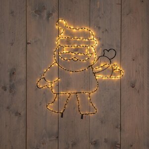 Anna's Collection Kerstman zwaaiend LED - H 60 x D 50 cm