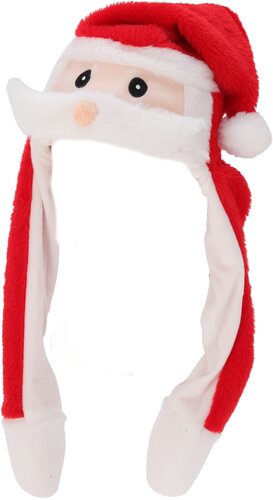 Kerstmuts 2 designs – Santa & Snowman – L 66 cm - afbeelding 2