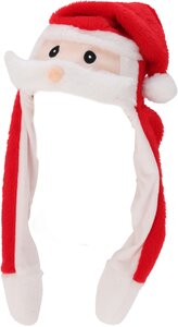 Kerstmuts 2 designs – Santa & Snowman – L 66 cm - afbeelding 2