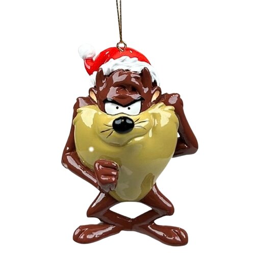 Kerstornament Tasmaanse Duivel resin 10 cm