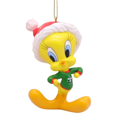 Kerstornament Tweety resin 9 cm
