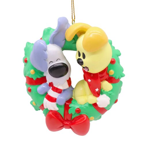 Kerstornament Woezel & Pip resin 11.5 cm - afbeelding 1