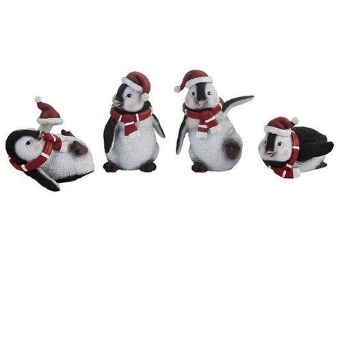Kerstpinguïn rood M ass.