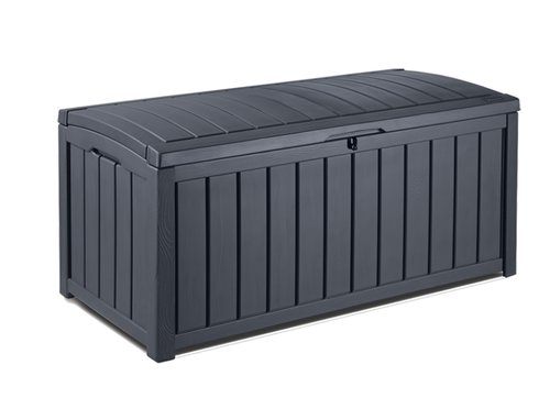 Keter Glenwood Opbergbox 390L grafiet - afbeelding 1