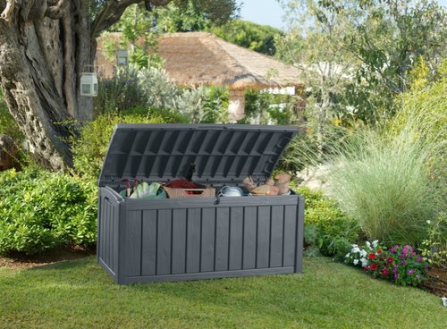 Keter Glenwood Opbergbox 390L grafiet - afbeelding 4