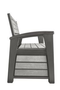 Keter Hudson Opbergbank 260L grafiet - afbeelding 3