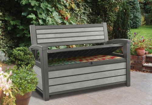 Keter Hudson Opbergbank 260L grafiet - afbeelding 5