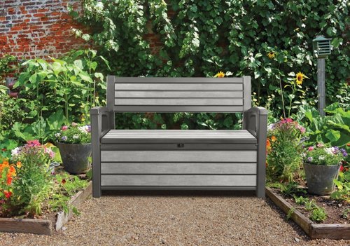 Keter Hudson Opbergbank 260L grafiet - afbeelding 4