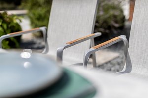 Kettler DIAMOND stapelfauteuil, zilver antra - afbeelding 3