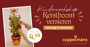 Kinderworkshop kerstboompje versieren