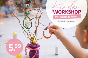 Kinderworkshop paastak versieren
